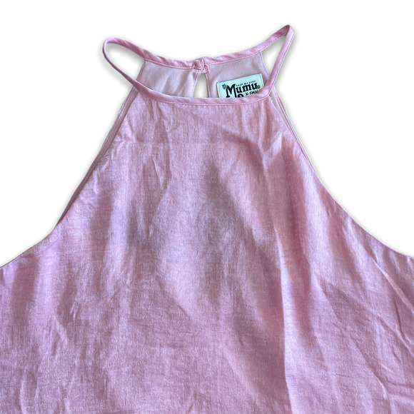 Show Me Your Mumu Gomez Mini Dress High Neck Blush Pink Women's Size XS - Picture 3 of 8